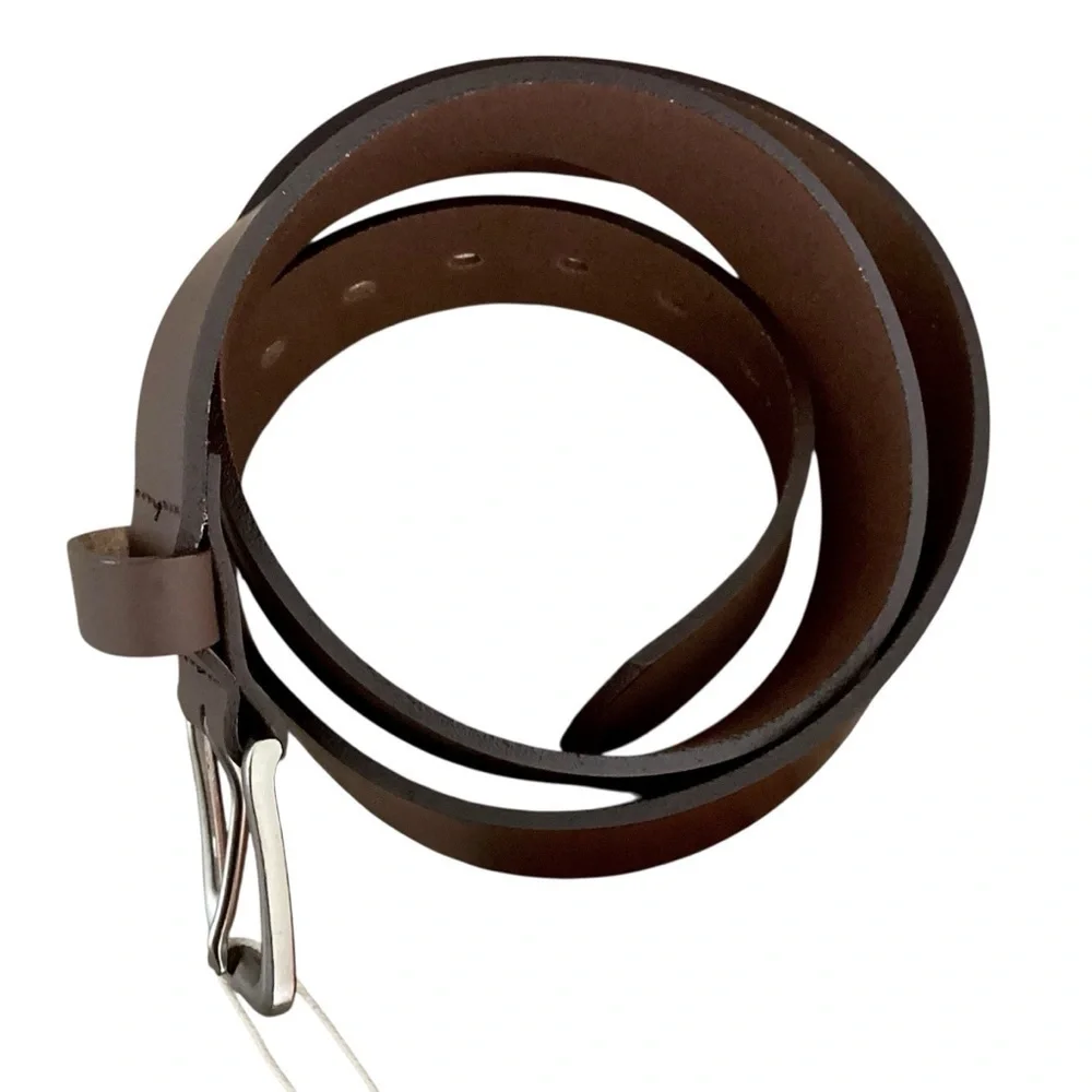 Men's Brown Leather Belt Vatan Handmade New with Tags in Box Size 40 Nice Gift